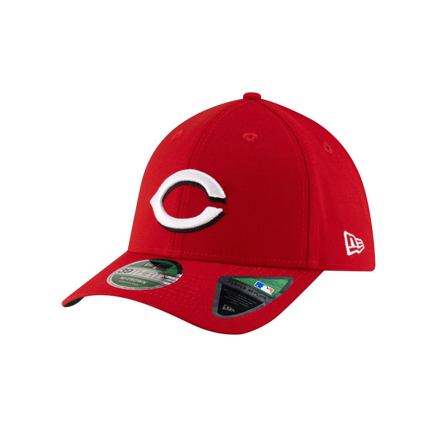 Men's Red Cincinnati Reds Player Replica 39THIRTY M-Crown Flex Hat