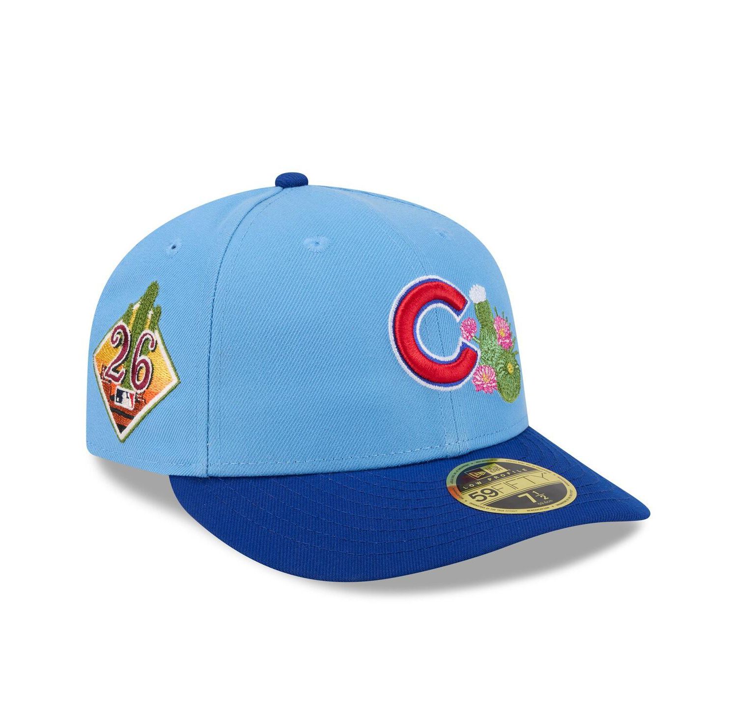 Men's Light Blue/Royal Chicago Cubs 2026 Spring Training Low Profile 59FIFTY Fitted Hat