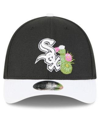 Men's Black/White Chicago White Sox 2026 Spring Training M-Crown 39THIRTY Flex Hat