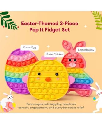 Easter Plush & Fidget Toy Gift Set, 4 Piece Set