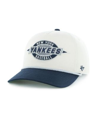 Big Boys and Girls Natural/Navy New York Yankees Frame Out Hitch Adjustable Hat