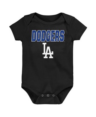 Newborn 3-Pack Los Angeles Dodgers Home Plate Creeper Set