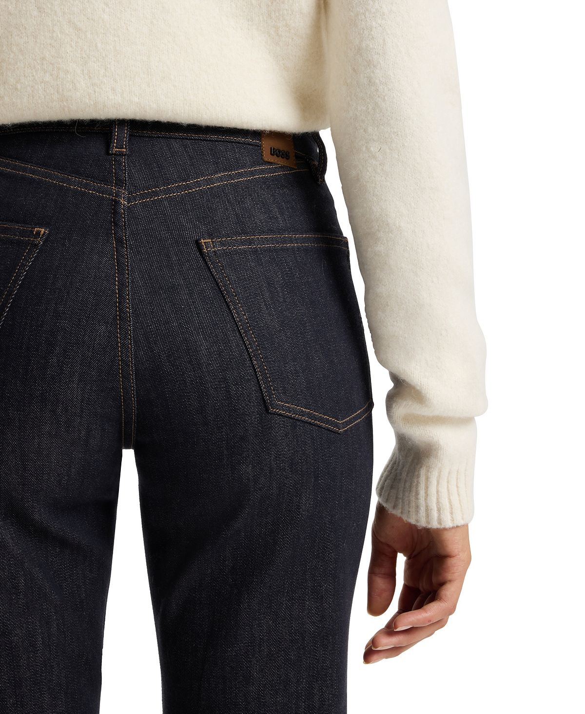 BOSS by Hugo Boss Women's Stay Indigo Stretch Denim Slim-Fit Jeans view 5 — MAYCSS fashion products