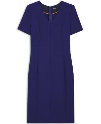 Women's Stretch Fabric Slim-Fit Business Dress