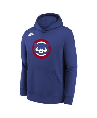 Big Boys and Girls Rush Blue Chicago Cubs Club Fleece Hoodie