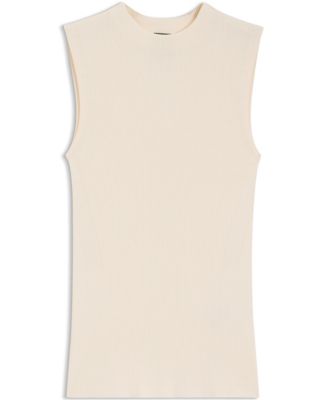 Women's Sleeveless Mock-Neck Top