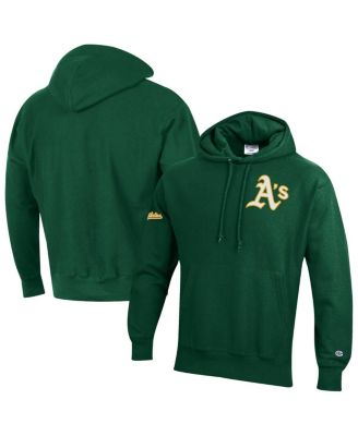 Men's Green Athletics Reverse Weave Chenille Hoodie
