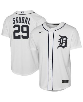 Big Boys and Girls Tarik Skubal White Detroit Tigers Home Replica Player Jersey