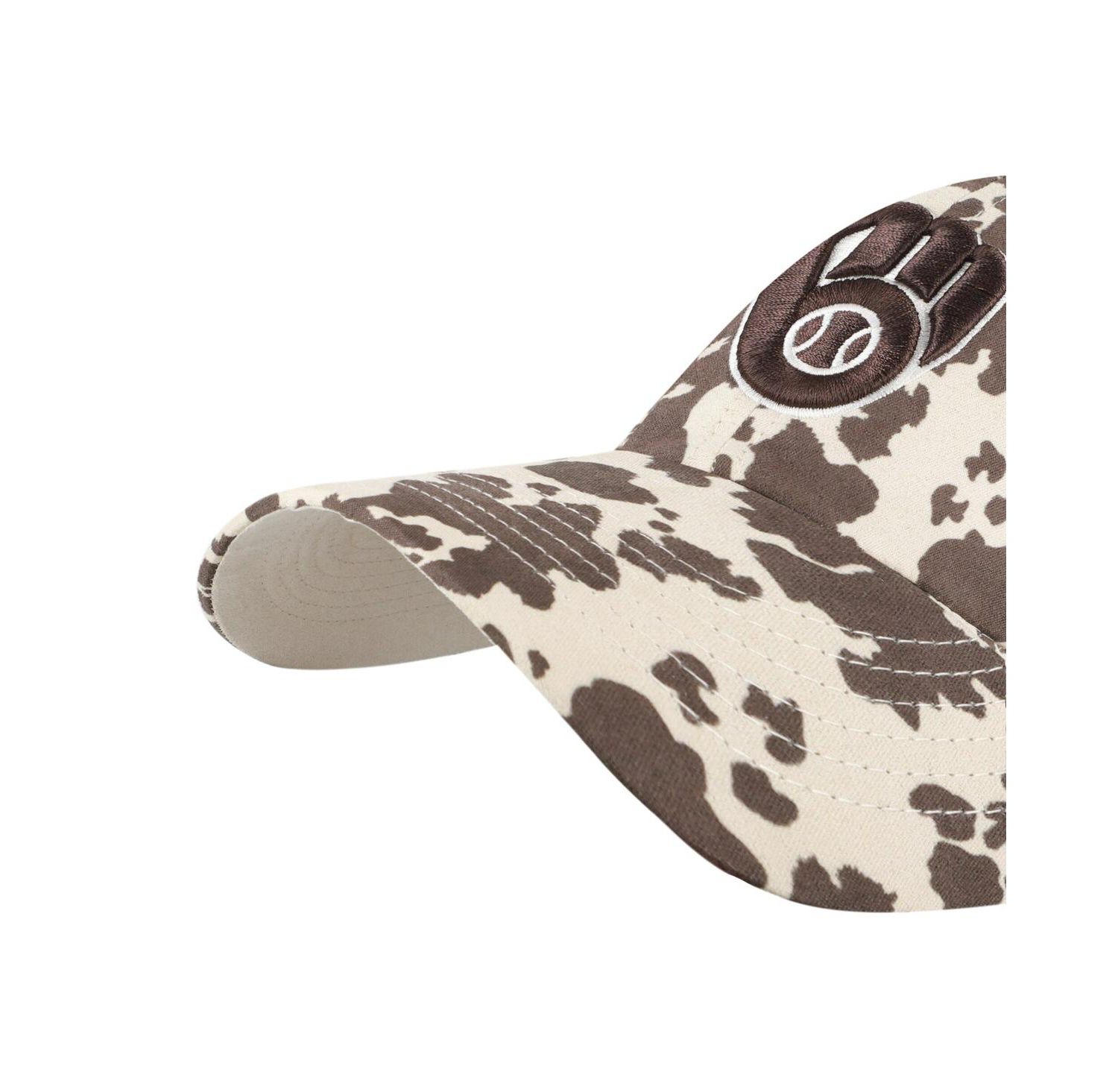 Women's Natural Milwaukee Brewers Bessie Clean Up Adjustable Hat
