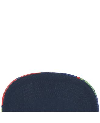 Men's White/Navy New England Patriots Beach Side Hitch Adjustable Hat