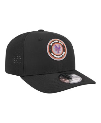 Men's Black New York Mets Circle 9SEVENTY Adjustable Hat