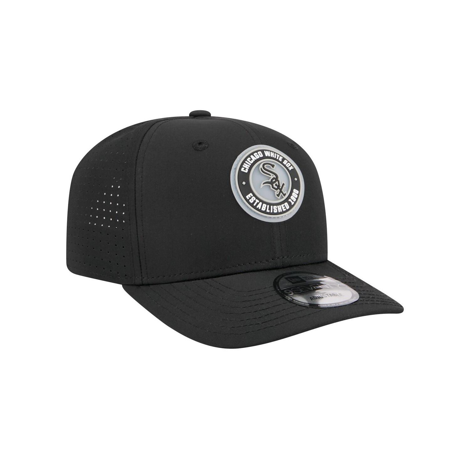 Men's Black Chicago White Sox Circle 9SEVENTY Adjustable Hat