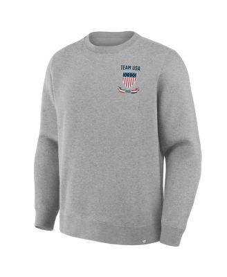 Men's Heather Gray Team USA Milano Cortina 2026 Winter Olympics Snowboarding Sweatshirt