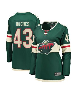 Women's Quinn Hughes Green Minnesota Wild Home Breakaway Jersey