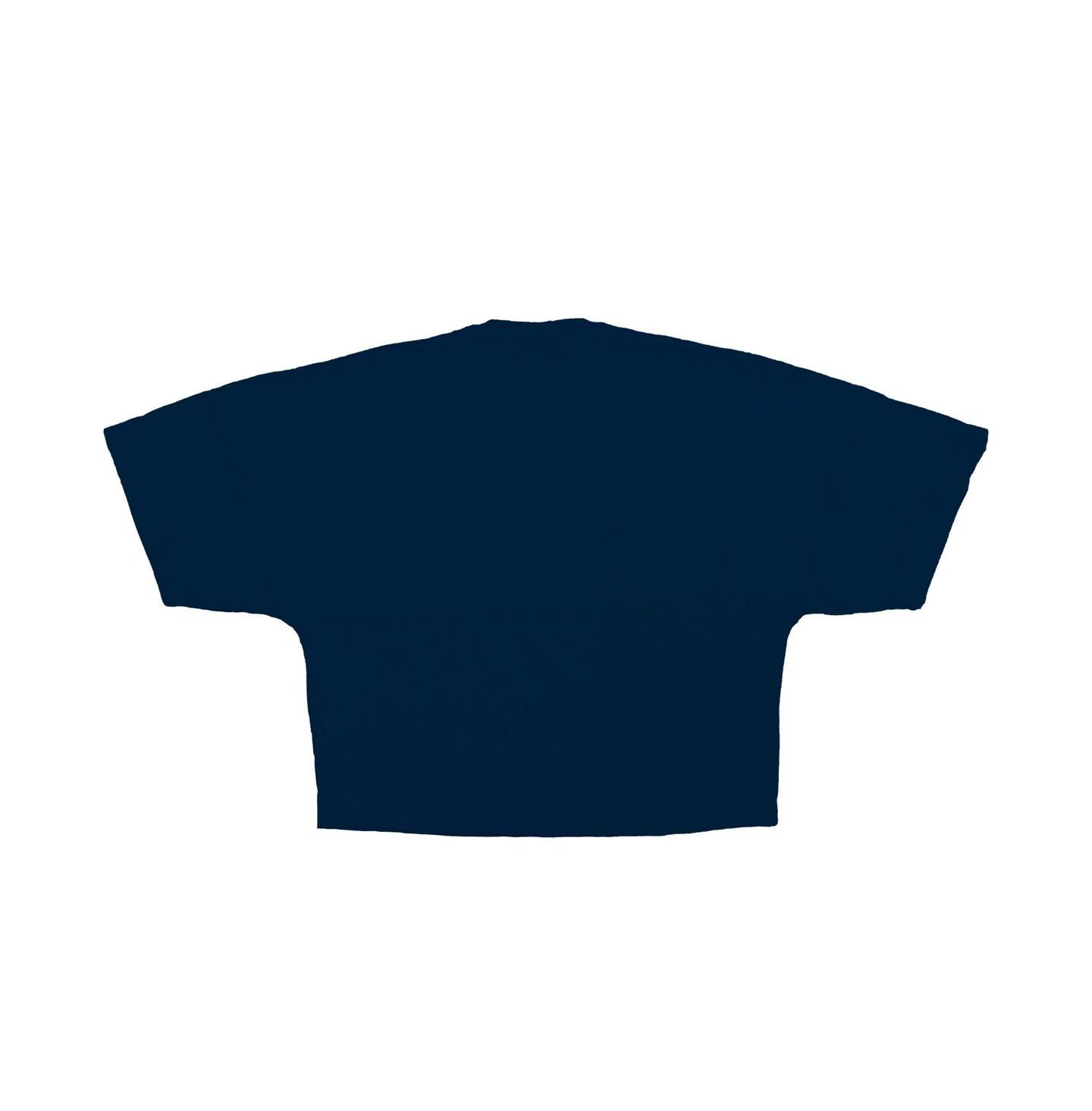 Женская футболка Fanatics Navy Detroit Tigers Skyline Crop — фото 3