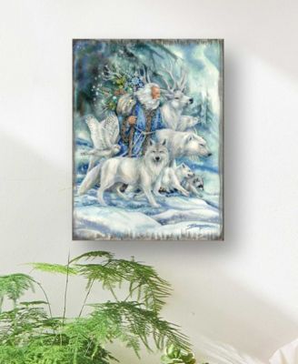 Cool Winds Father Winter Holiday Wall Art