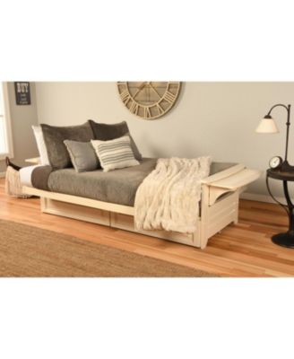 Phoenix Frame-Antique Finish-Oregon Trail Saddle Mattress-Storage Drawers