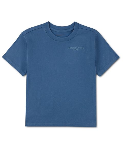 Футболка abercrombie kids Sunfaded Knit для мальчиков, цвет: Moonlight