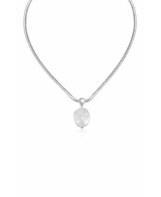 Baroque Mother of Pearl Pendant Necklace