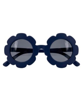 Baby Girls' Striped One-Piece Swimsuit, Hat and Sunglasses, 3-Piece Set