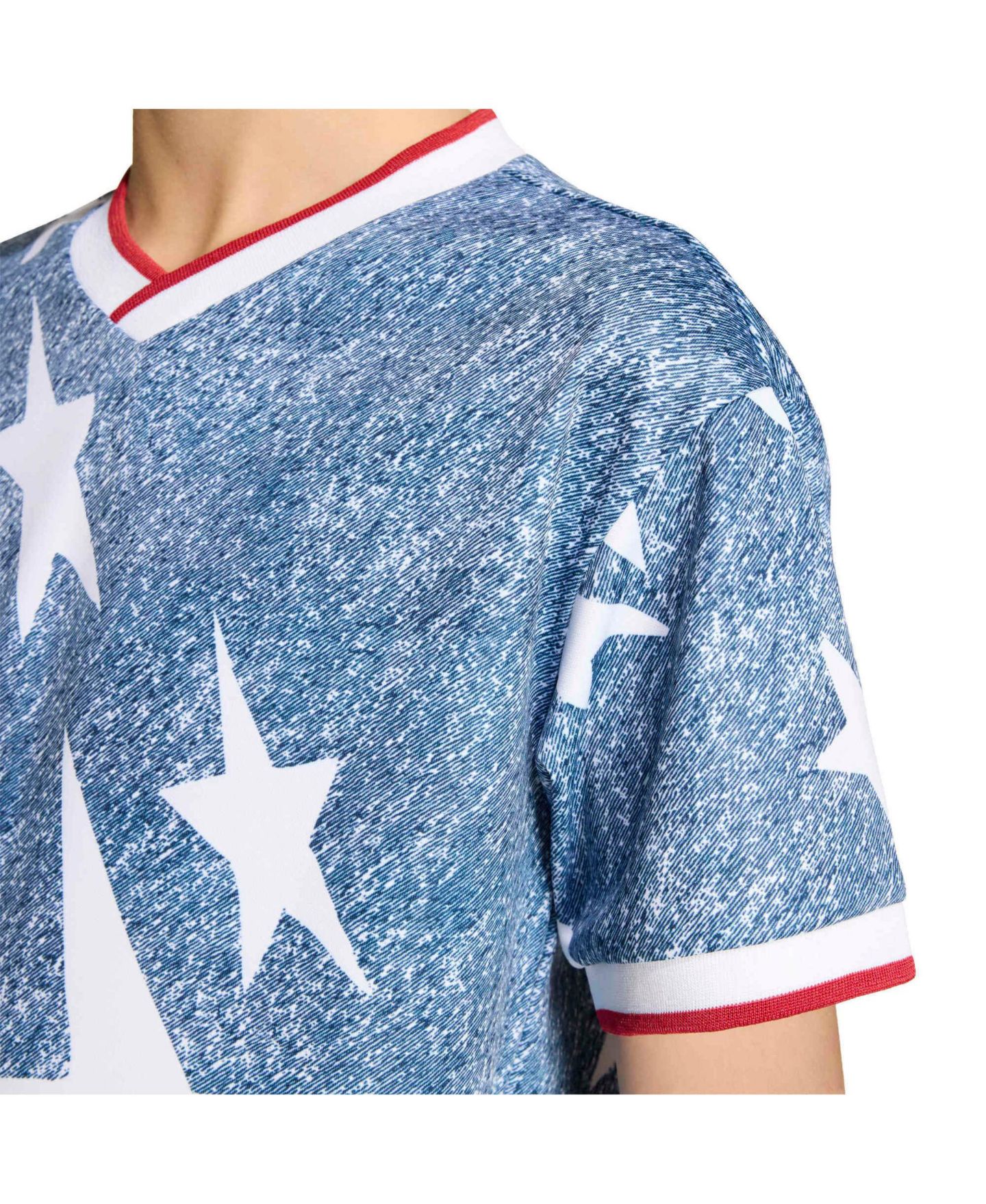 Детская джерси adidas USA Soccer 1994 Denim Graphic Fashion, Blue — фото 7