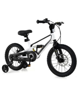 16 Inch Kids Bike Magnesium Alloy Bicycle Adjustable for Aged 4 to 7