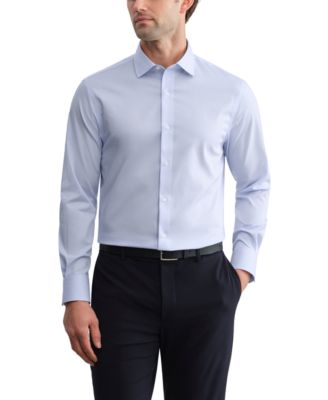 Men's Striped Long-Sleeve Dress Shirt
