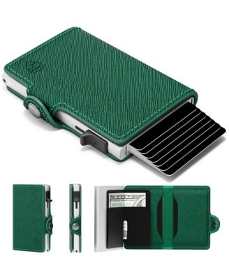 Small RFID Wallet for Women, Slim RFID Blocking Credit Card Holder Womens Wallet, Smart Pop Up Minimalist Card Case, Holds 4-6 Cards