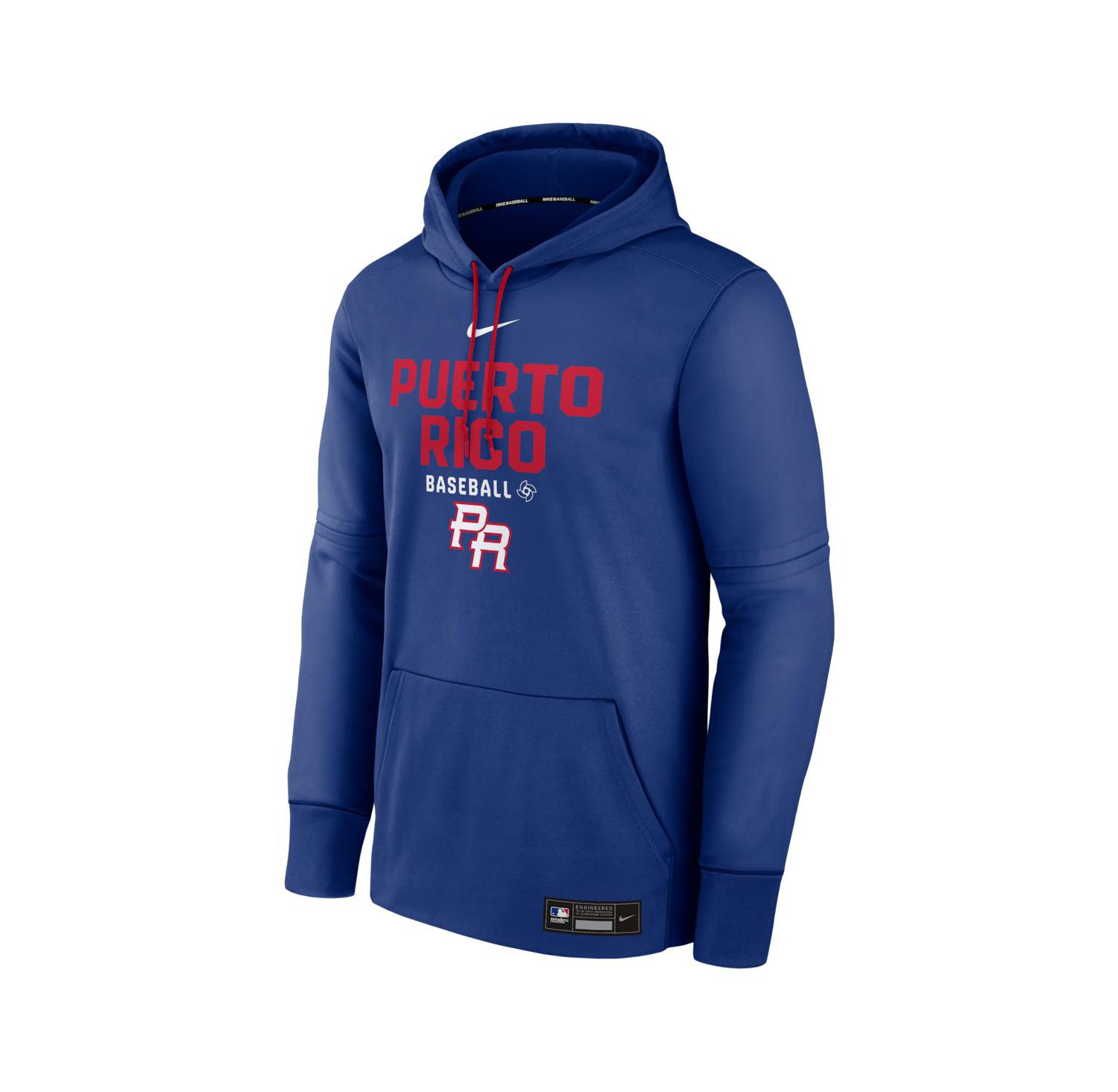 Men's Royal Puerto Rico Baseball 2026 World Baseball Classic Authentic Collection Therma Hoodie