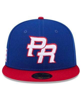Men's Blue/Red Puerto Rico Baseball 2026 World Baseball Classic 59FIFTY Fitted Hat