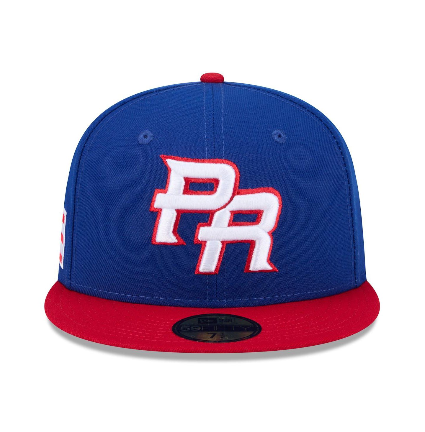 Мужская кепка New Era Blue/Red Puerto Rico Baseball 2026 World Baseball Classic 59FIFTY Fitted Hat — фото 2