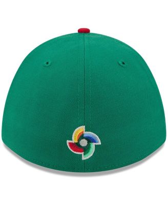 Men's Green/Red Mexico Baseball 2026 World Baseball Classic M-Crown 39THIRTY Flex Hat