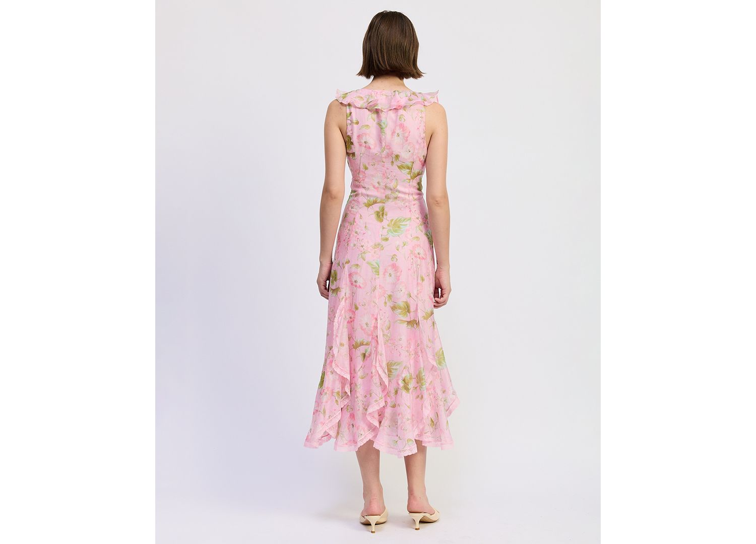 Women's Sleeveless Scoop Neck Wrenley Midi dress