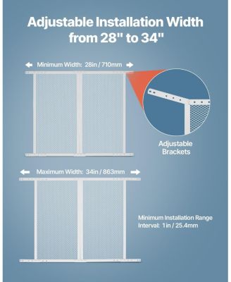 24" x 26" RV Screen Door Protector with Reinforced Mesh