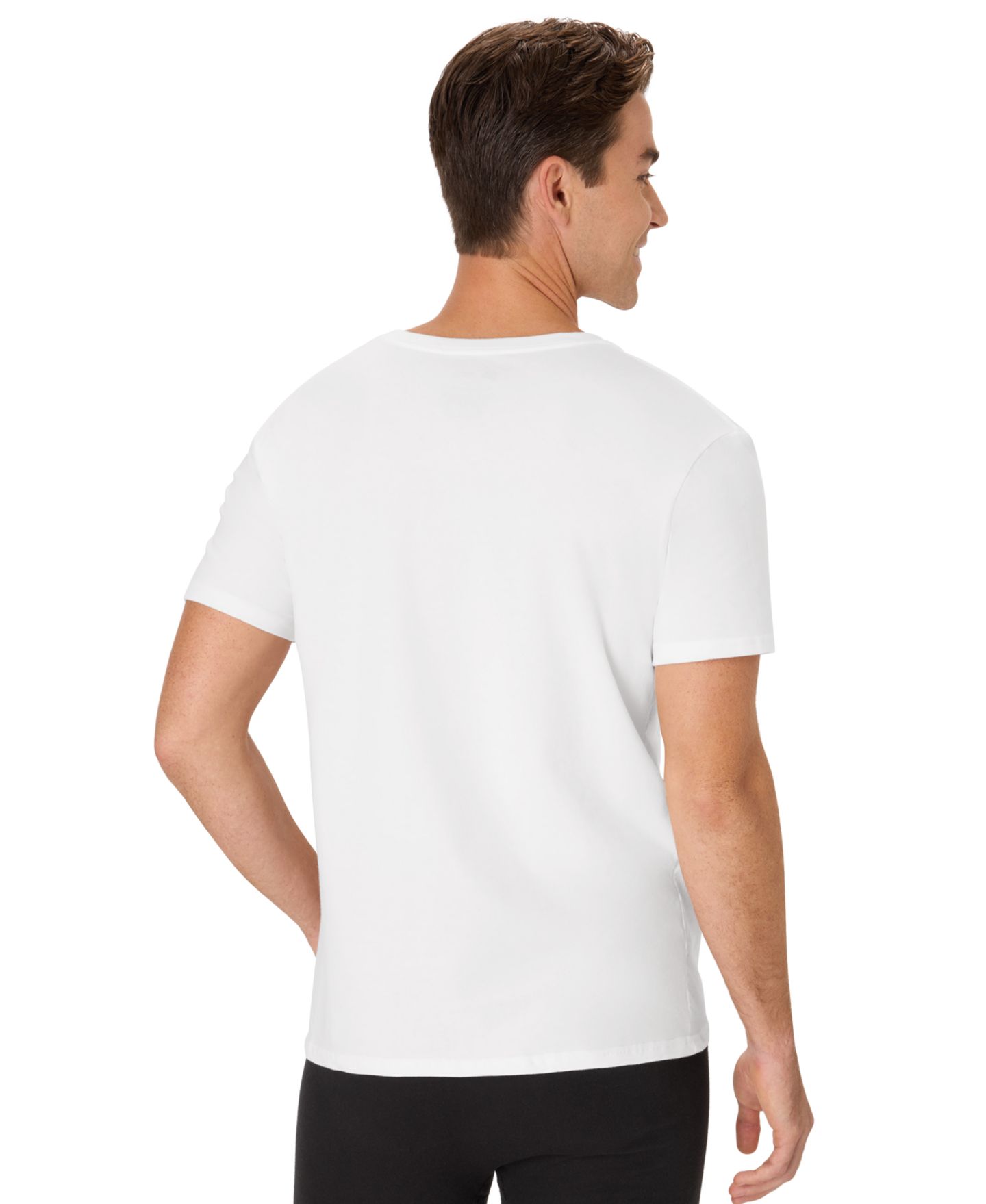 Мужской топ Hanes Ultimate Comfort Fit V-Neck Undershirt, цвет: Assorted Colors — фото 5