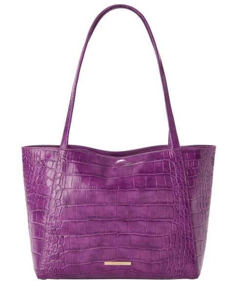 Женские сумки Brahmin Mona Alba Large Leather Tote Handbag