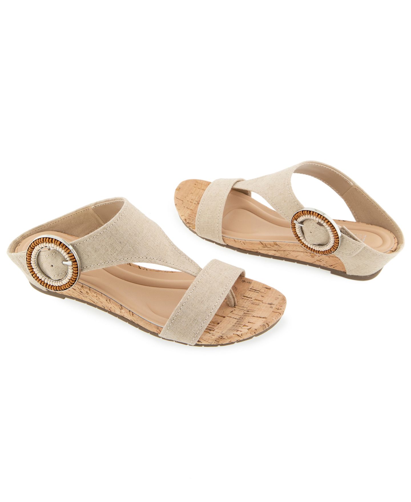 Женские сандалии Kenneth Cole Reaction Great Buckle Wedge, цвет: Натуральный платиновый — фото 8