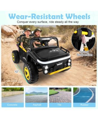 24V 2-Seater Kids Ride On UTV Truck with Horn, Music & Story