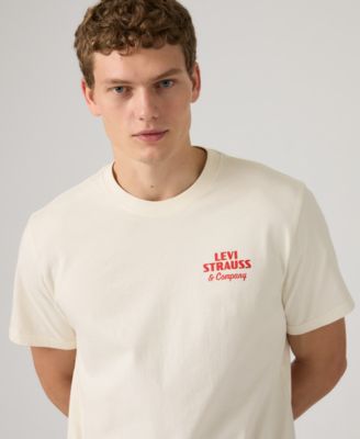 Premium Men's Relaxed-Fit Logo Graphic T-Shirt