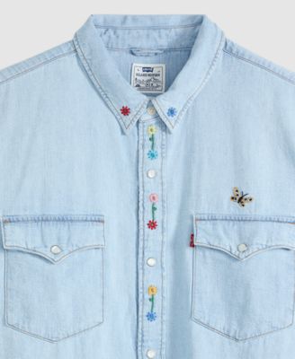 Premium Men's Relaxed-Fit Western Embroidered