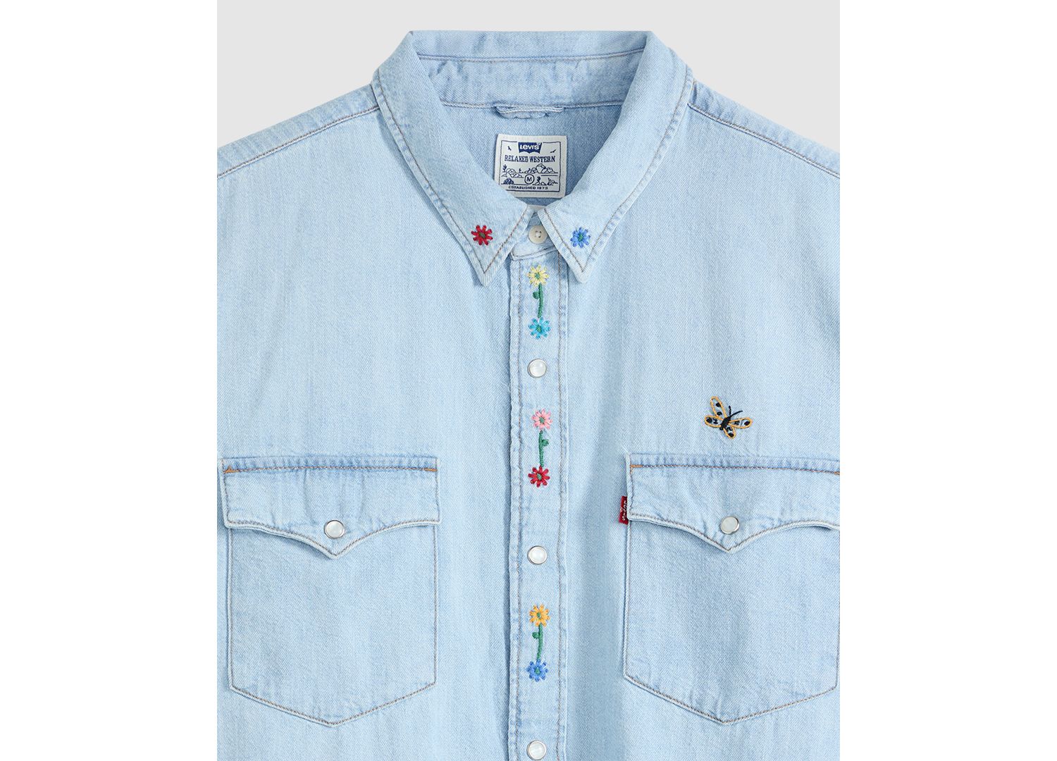 Men's Premium Relaxed-Fit Western Embroidered Shirt