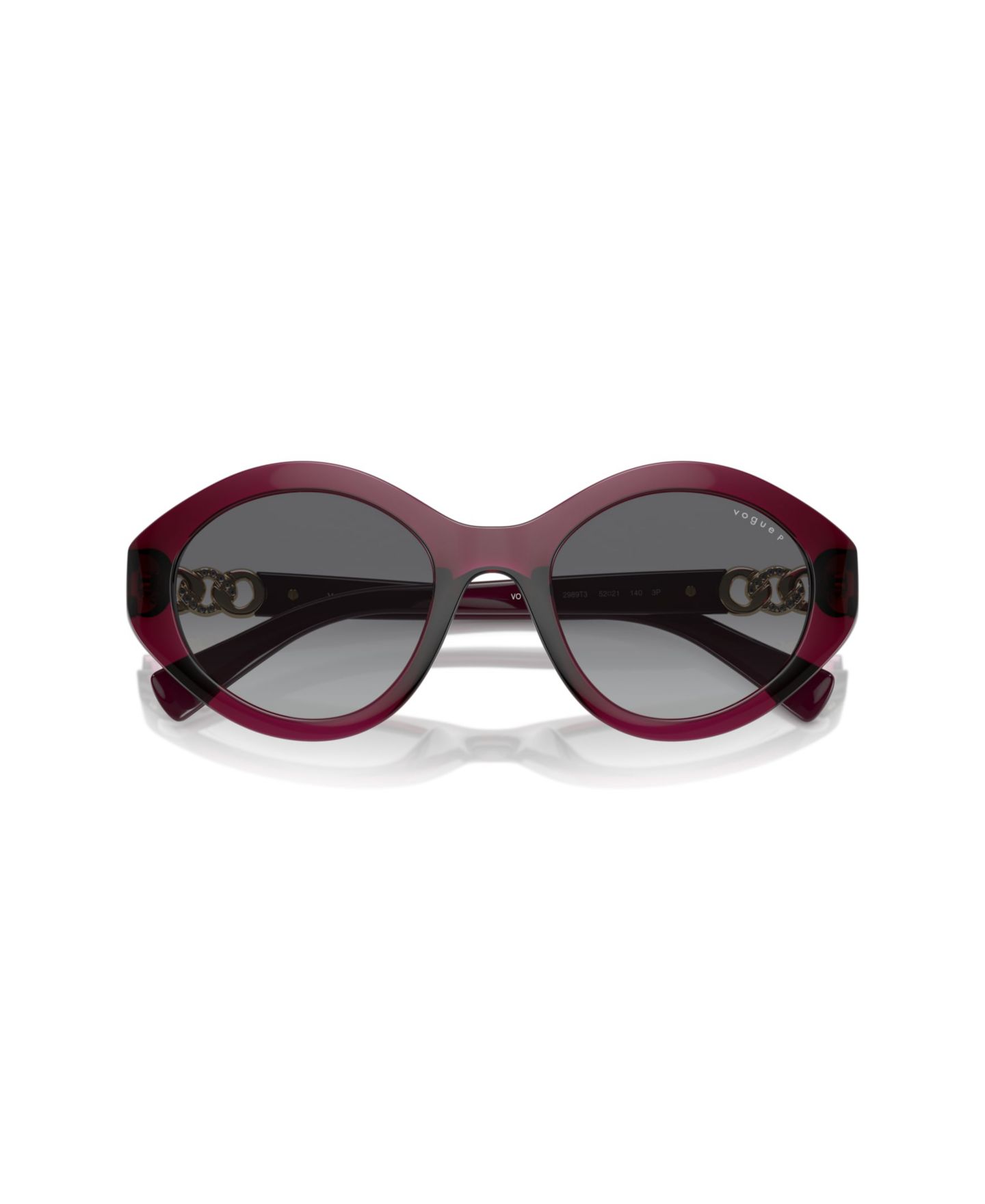 Женские солнцезащитные очки Vogue Eyewear Polarized Sunglasses VO5576SB, цвет: Вишнёвый — фото 5