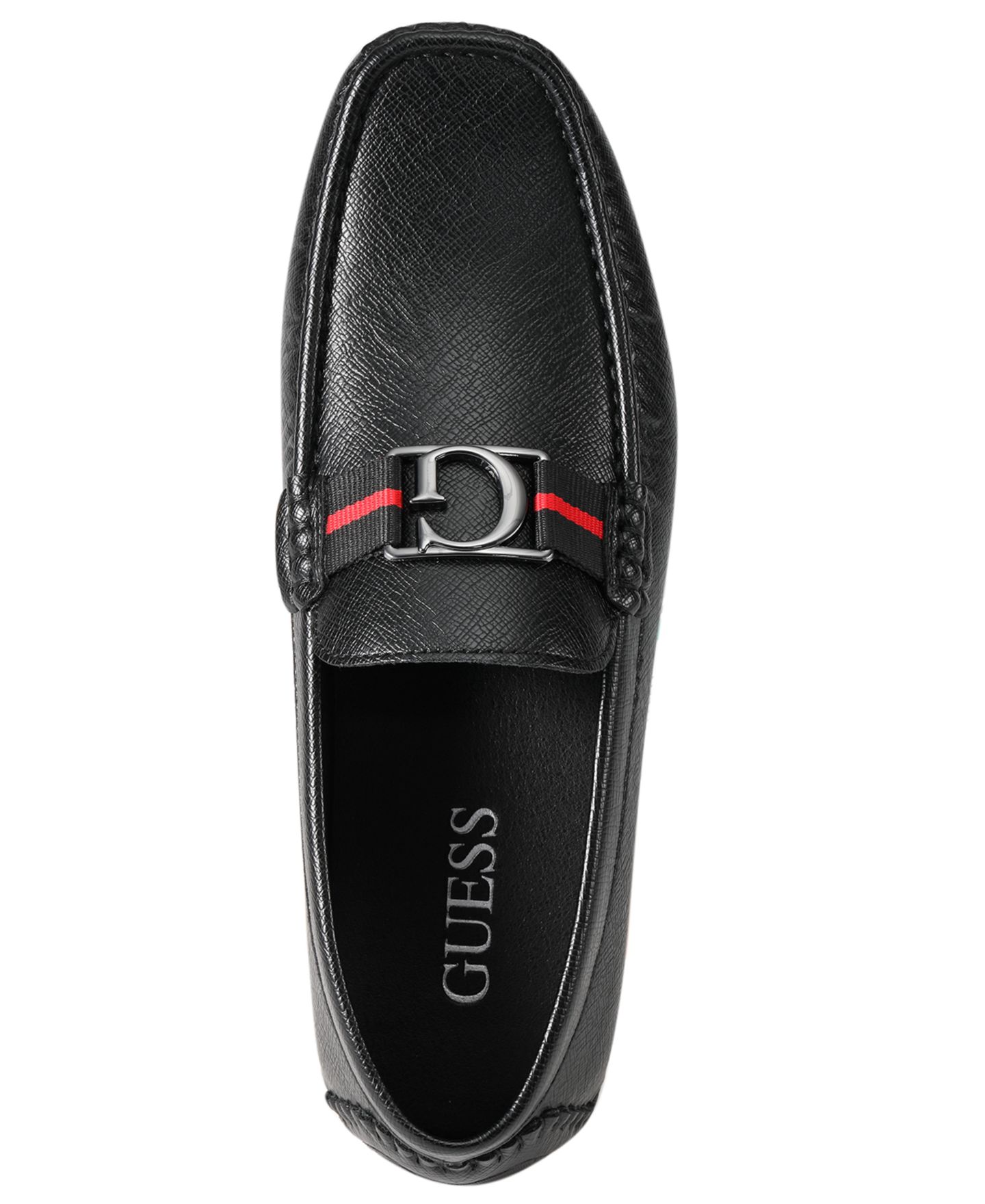 Мужские туфли GUESS Askers Pod G Ornament Driver, цвет: Чёрный — фото 4