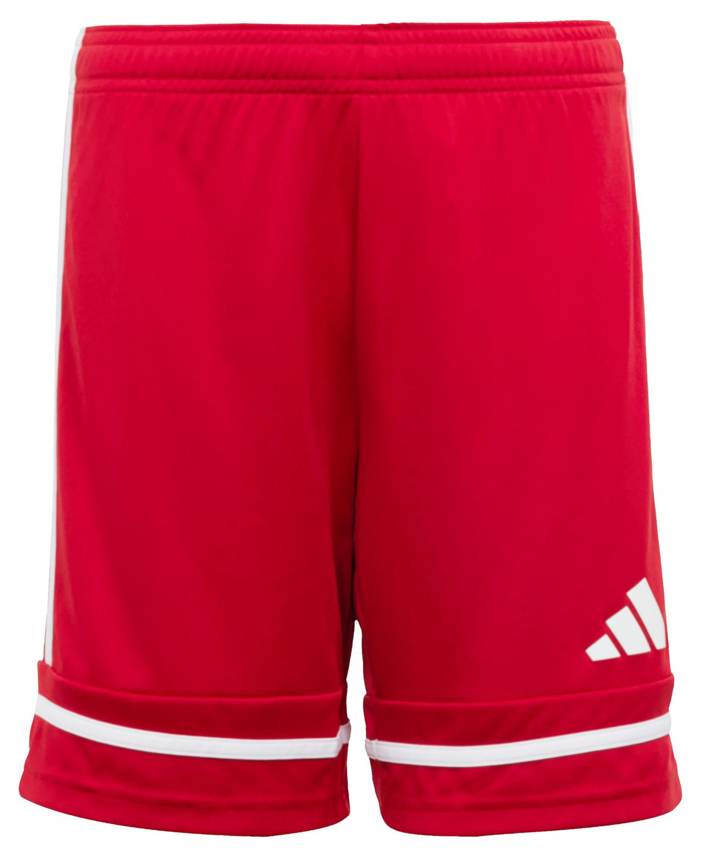 Детские шорты adidas Elastic Waist, цвет: Красный / Белый — фото 7