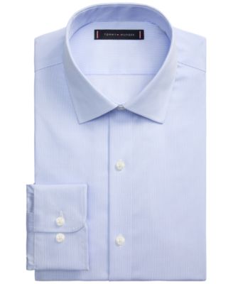 Men's Striped Long-Sleeve Dress Shirt