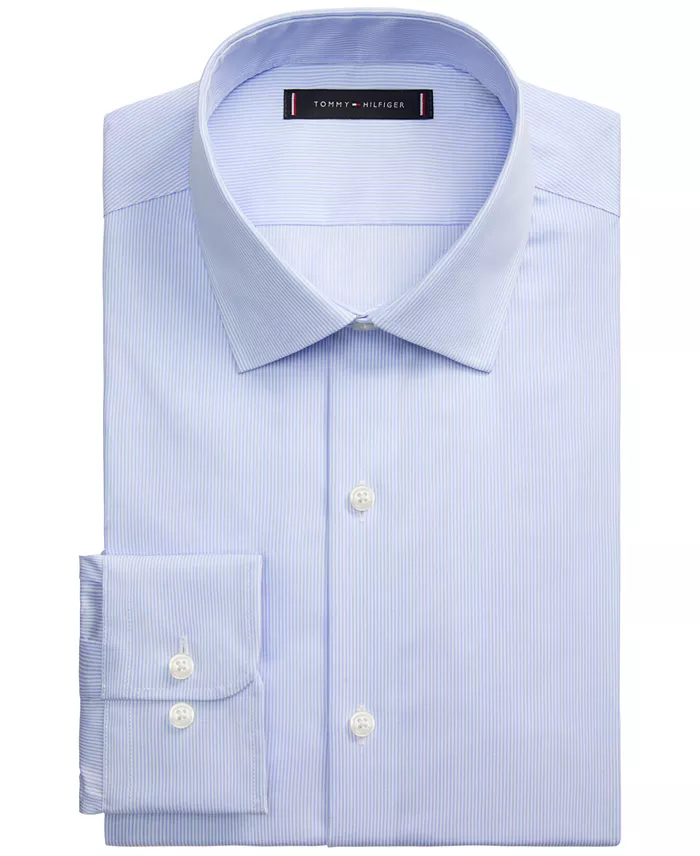 Men's TH Flex Twill Regular-Fit Dress Shirt - thumbnail 3