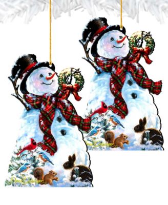 by Dona Gelsinger an Old-Fashioned Christmas Ornament Drop, Set of 2