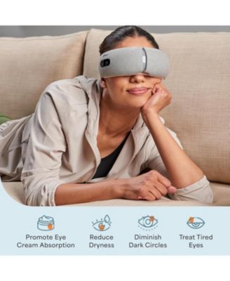 Oculax Heated Eye Mask and  Eye Massager – Compression and Vibration, 4 Modes, Rechargeable with Bluetooth