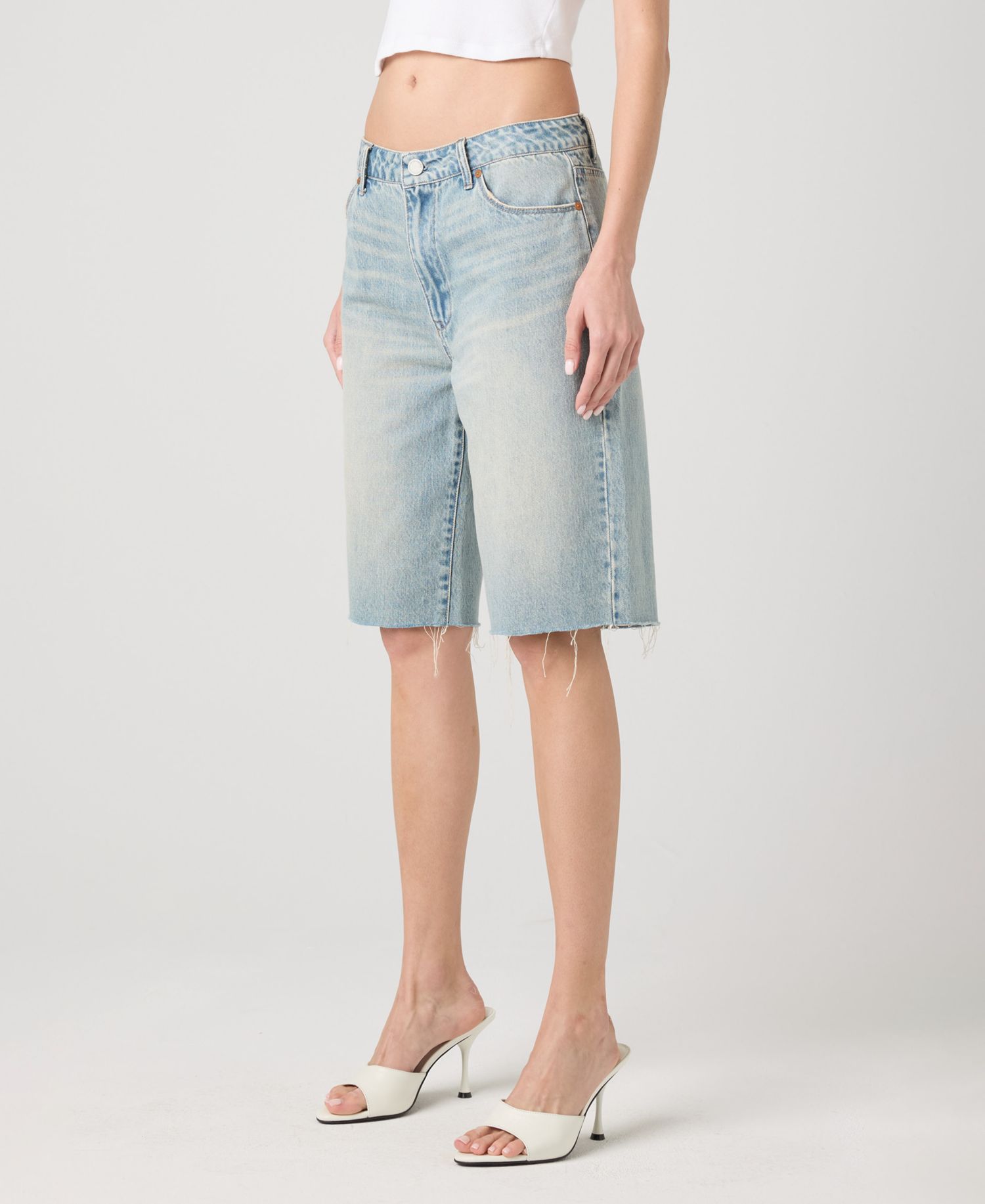 Women's The Leonard Loose Bermuda Denim Shorts