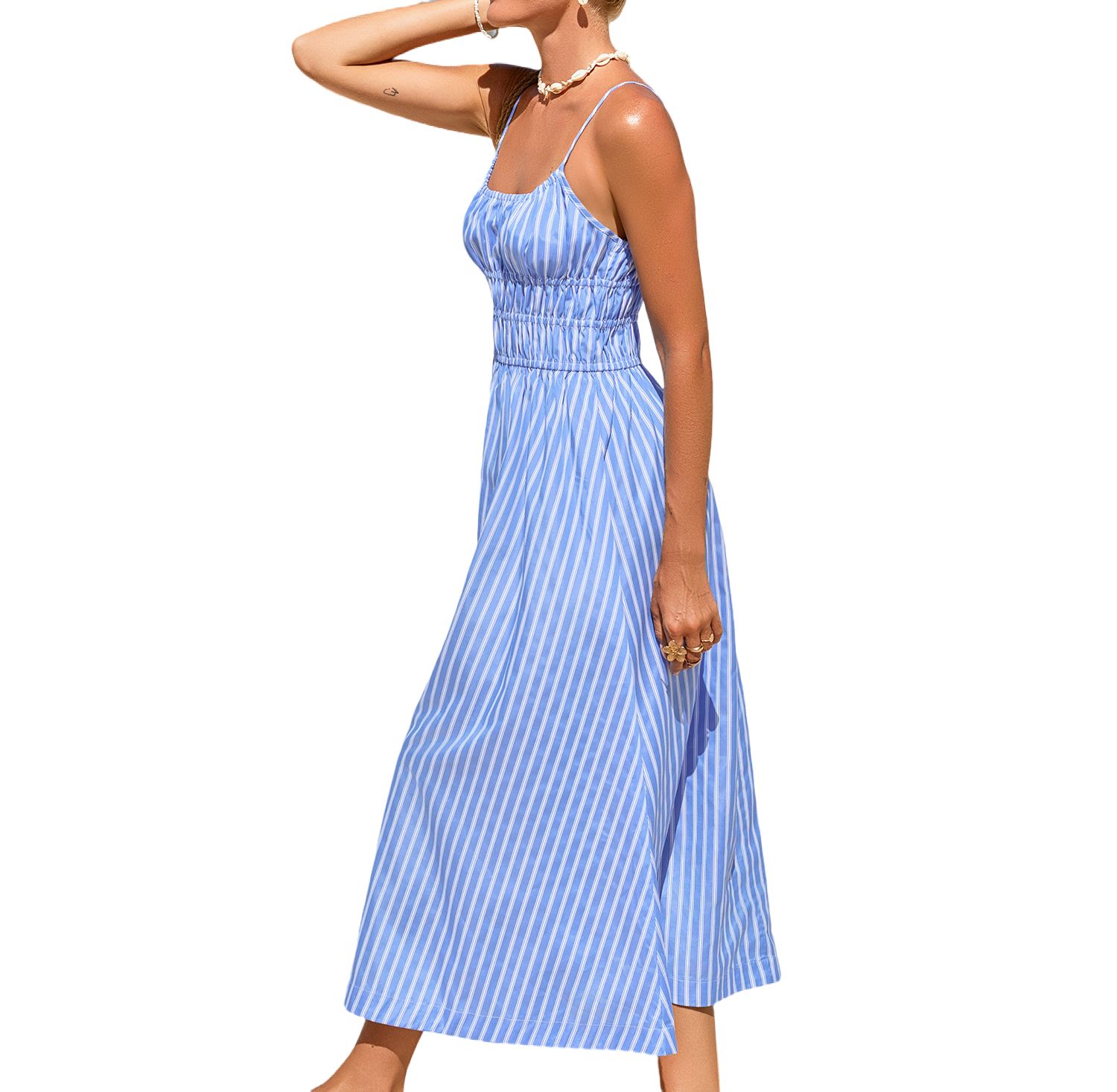 Women's Pursuit Striped Maxi Beach Dress